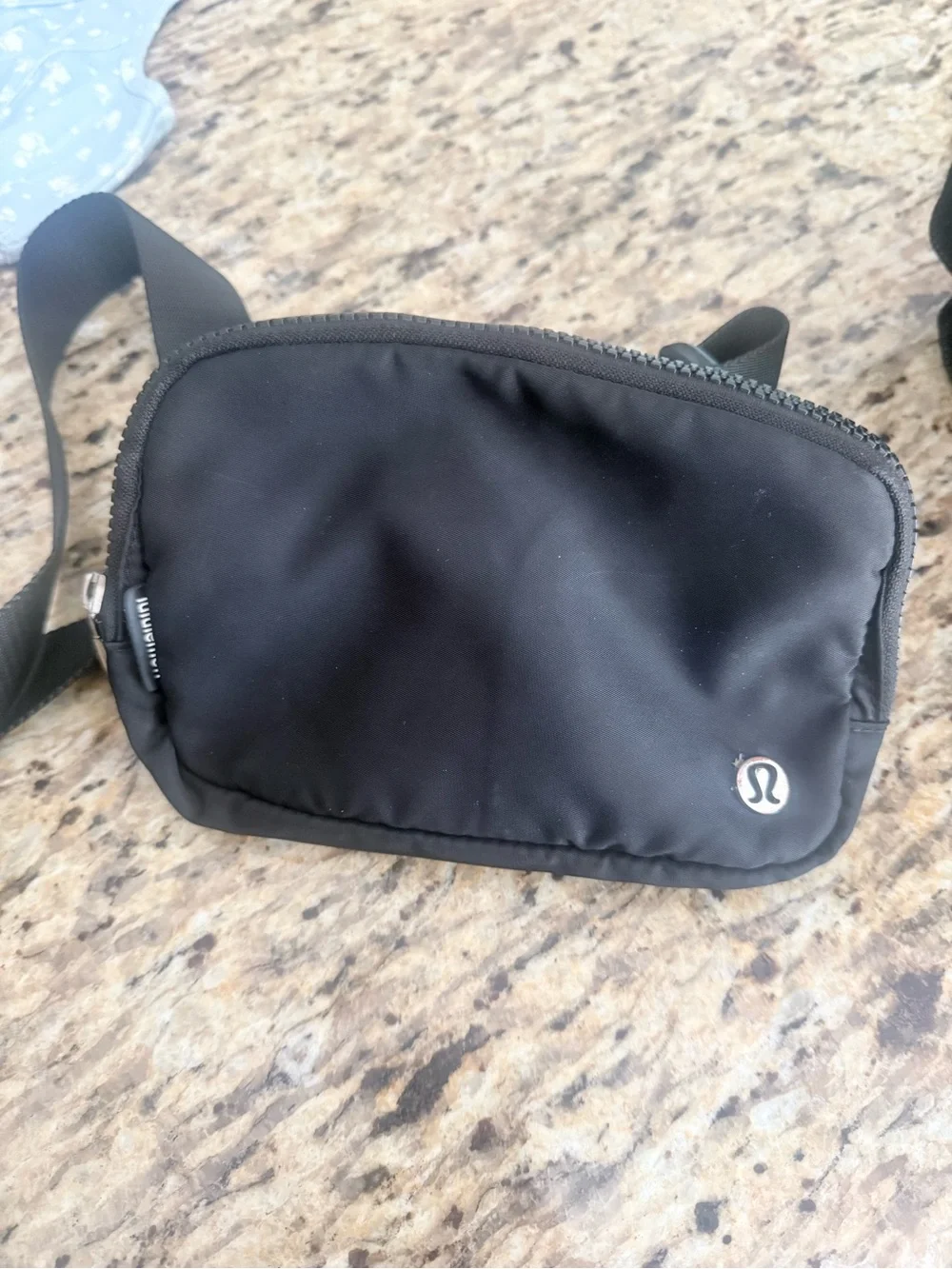lululemon athletica Black Nylon Belt Bag